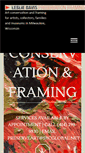 Mobile Screenshot of preservationframing.com